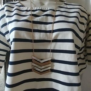 Noonday Collection Golden Arrows Necklace